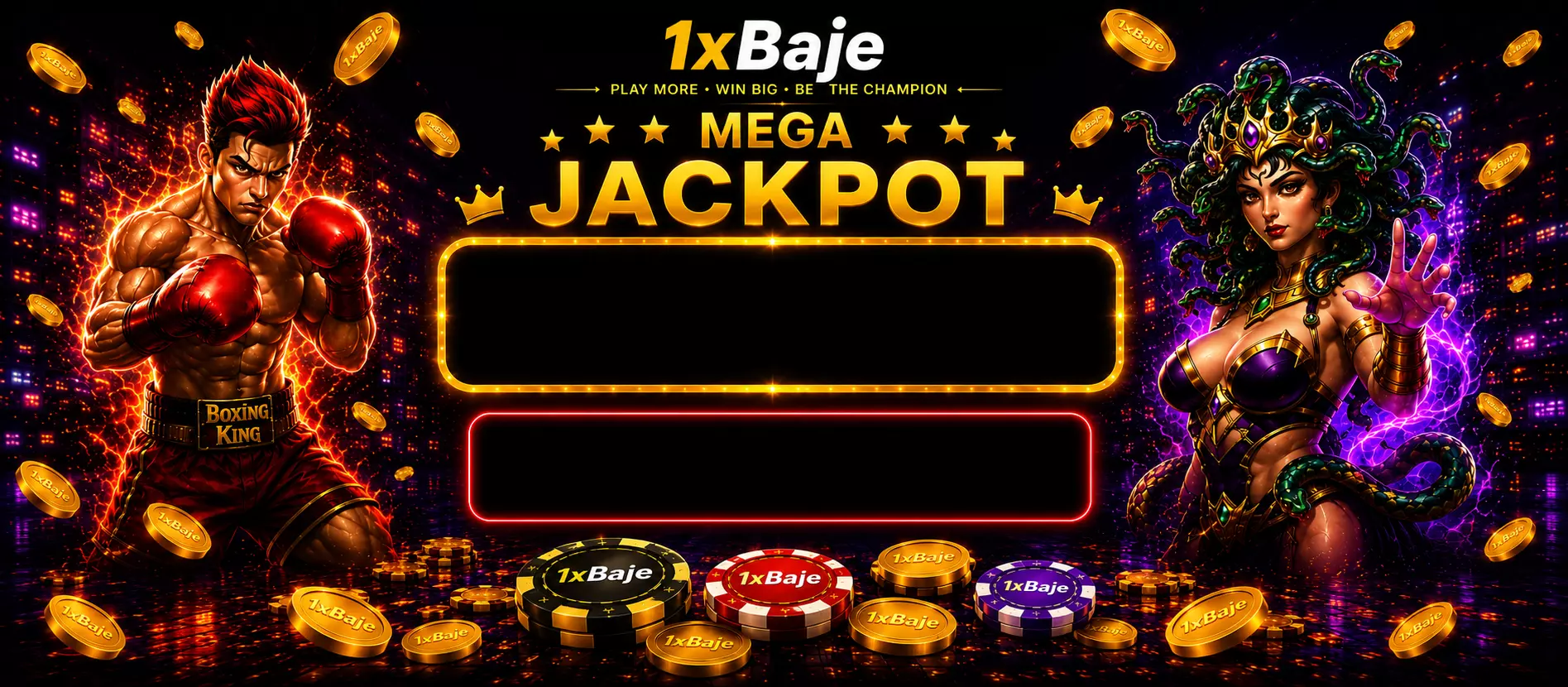 1xBaje Mega Banner